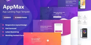 Appmax App Landing WordPress Theme 1.0.5破解版主题