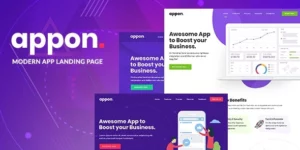 Appon App SaaS Software Theme 1.1.2破解版主题
