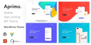 Aprimo Mobile App Landing WordPress Theme 1.5破解版主题
