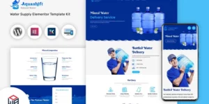 Aquashift Drinking Water WordPress Delivery Services Theme WordPress Theme 1.0破解版主题