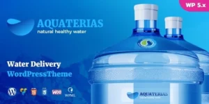 Aquaterias Bottled Drinking Water Delivery WordPress Theme 1.3.3破解版主题