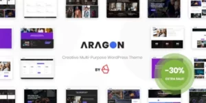 Aragon Creative Multi-Purpose WordPress Theme 3.0破解版主题