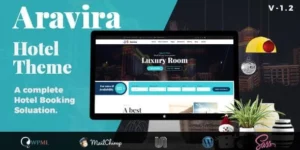 Aravira Hotel WordPress Theme 2破解版主题