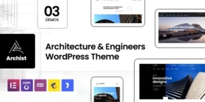 Archist Architecture Interior WordPress Theme 1.2破解版主题