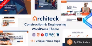 Architeck Construction WordPress Theme 2.2破解版主题