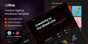 Arino Creative Agency WordPress Theme 1.2破解版主题