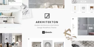Arkhitekton Modern Architecture and Interior Design WordPress Theme 1.2.8破解版主题