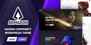 Armadon Gaming Community WordPress Theme 1.2.0破解版主题