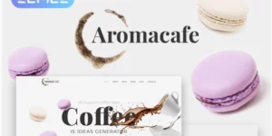 Aromacafe Coffee Shop WordPress Elementor Theme 1.0.0破解版主题