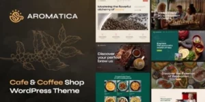 Aromatica Cafe Coffee Shop WordPress Theme 1.3破解版主题