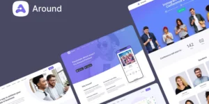 Around Multipurpose Business WordPress Theme 1.0.4破解版主题