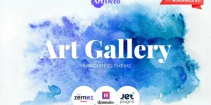 Art Deco Art Gallery WordPress Theme 2.1.4破解版主题