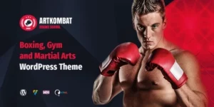 ArtKombat Boxing School and Martial Arts WordPress Theme 1.2.9破解版主题