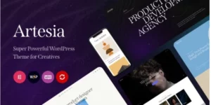 Artesia WordPress Theme for Creatives 1.0破解版主题