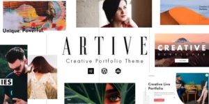 Artive Creative Portfolio Theme 1.0.0破解版主题