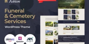 Ashton Funeral Cemetery Services WordPress Theme 1.0.1破解版主题