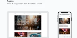 Aspire News Magazine Clean WordPress Theme 1.2.8破解版主题