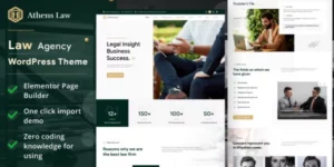Athens Law Agency WordPress Theme 1.0.2破解版主题