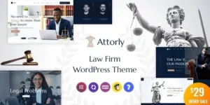 Attorly Law Firm WordPress Theme 2.2破解版主题