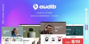 Audib Audio Store WooCommerce Theme 1.1.3破解版主题