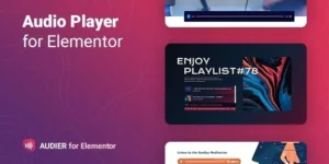 Audier – Audio Player with Controls Builder for Elementor 1.0.5破解版插件