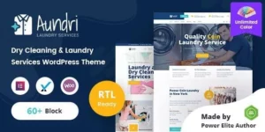 Aundri Dry Cleaning Services WordPress Theme + RTL 3.0破解版主题