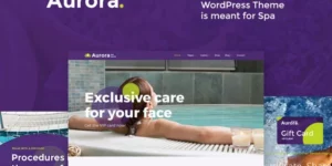Aurora Spa Beauty Salon WordPress Theme 1.0破解版主题