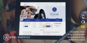 Auto Repair Car Mechanic WordPress 21破解版主题