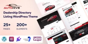 Autohive Car Dealer Rental WordPress Theme 1.0.0破解版主题