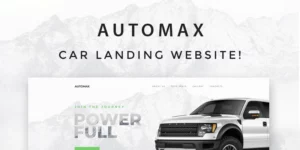 Automax Car Landing Responsive WordPress Elementor Theme WordPress Theme 1.0.0破解版主题