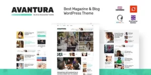 Avantura Magazine Blog WordPress Theme 1.4破解版主题