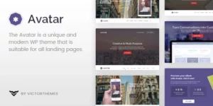 Avatar One Multi Page Parallax WordPress Theme 2.2破解版主题