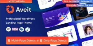 Aveit  – Business Landing Page 3.0.3破解版主题