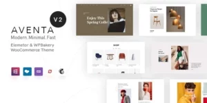 Aventa Minimal WooCommerce Theme 2.8破解版主题