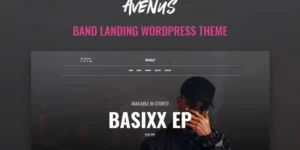Avenus Music One Page Modern WordPress Elementor Theme WordPress Theme 1.0.0破解版主题