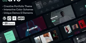 Avo Creative Portfolio Agency WordPress Theme 1.2.3破解版主题
