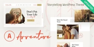 Avventure | Personal Travel Lifestyle Blog WordPress Theme 1.1.1破解版主题