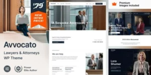 Avvocato Lawyer Attorney WordPress Theme 1.0.0破解版主题