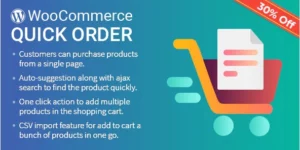B2B Quick Order Plugin for WooCommerce 1.1.5破解版插件