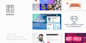 BROOKS WP CREATIVE MULTI-PURPOSE WORDPRESS THEME 1.1.4破解版主题