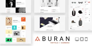 BURAN Creative Portfolio and Business WordPress Theme | Portfolio 2.0.1破解版主题