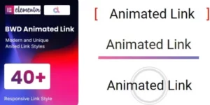BWD Animated Link addon for elementor 1.0破解版插件