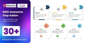 BWD Attractive Step addon for elementor 1.0破解版插件