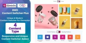 BWD Content Switcher Plus Addon For Elementor 1.0破解版插件