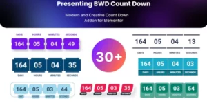 BWD Counter addon for elementor 1.1破解版插件