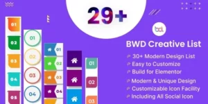 BWD Creative List addon for elementor 1.0破解版插件