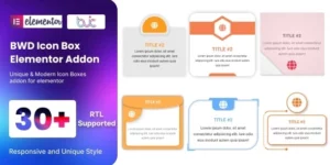 BWD Icon Box addon for elementor 1.0破解版插件