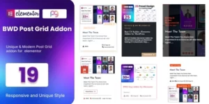 BWD Post Grid for Elementor v 1.0破解版插件
