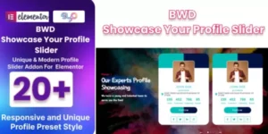 BWD Showcase Your Profile Slider Addon For Elementor 1.0破解版插件