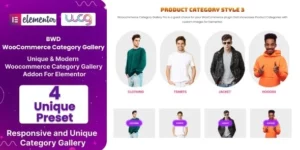 BWD WooCommerce Category Gallery Addon For Elementor 1.0破解版插件